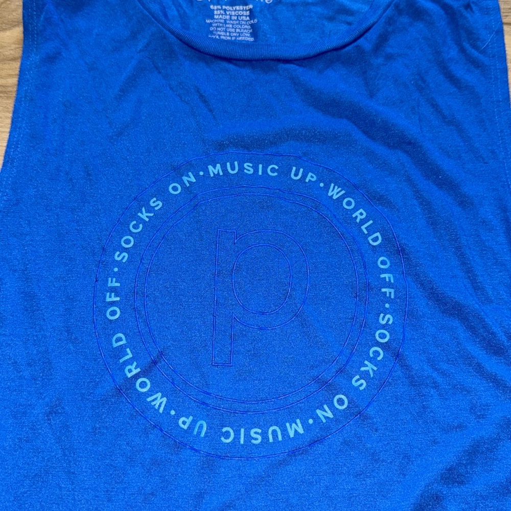 NWT pure barre blue racerback tank